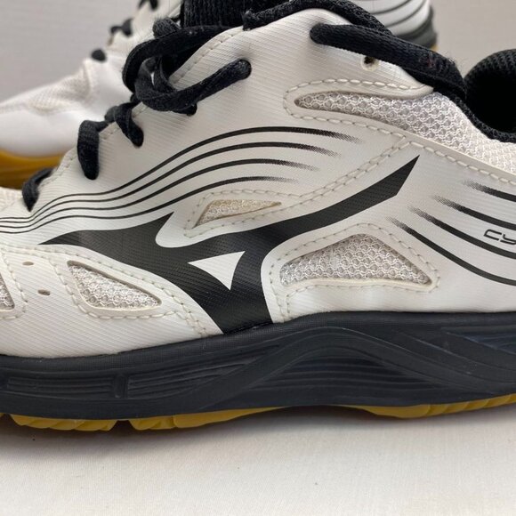 Mizuno Cyclone Speed 3 Volleyball Shoes Non Marking White Black - Picture 12 of 13